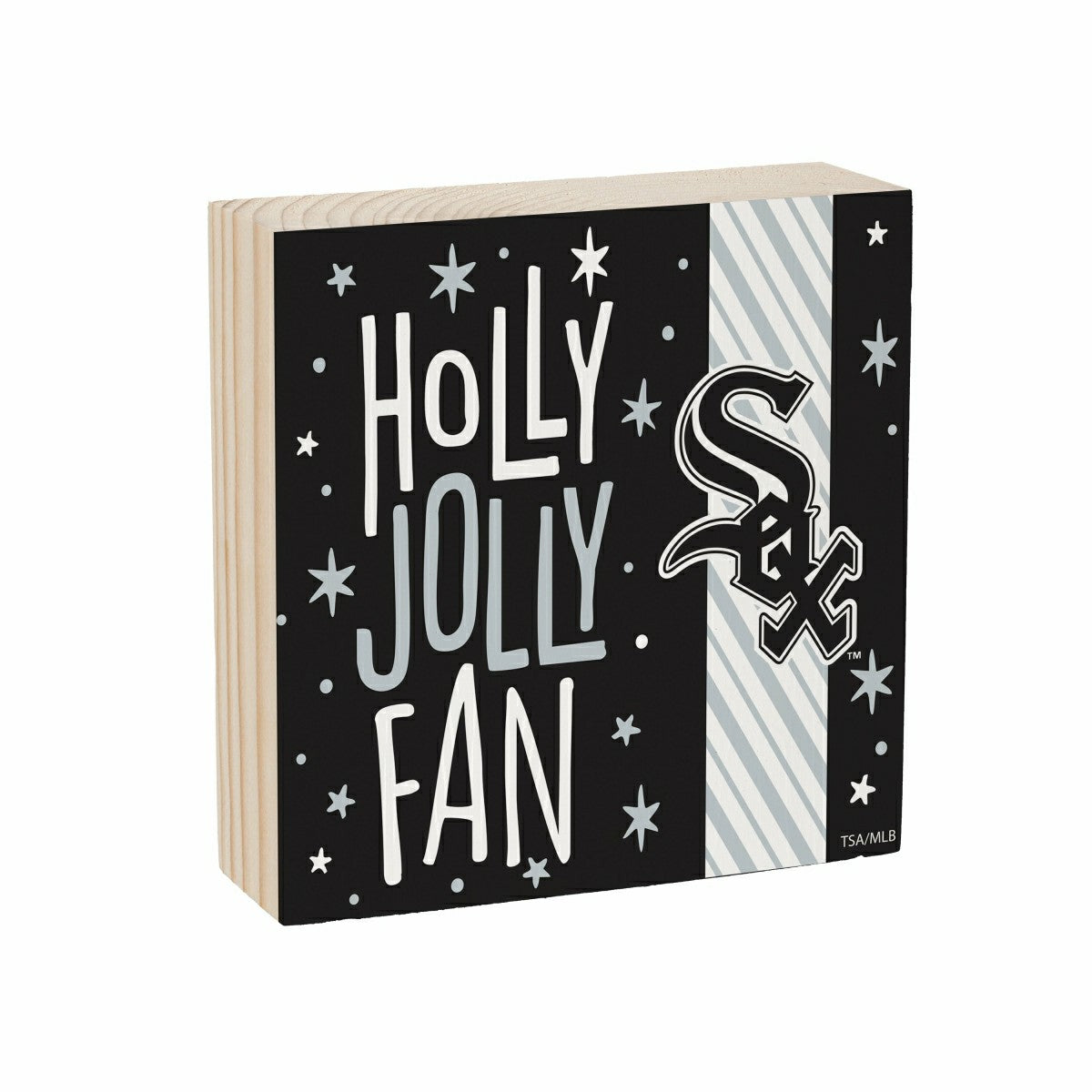 Chicago White Sox Block, Holiday, 6x6 - MLB Home