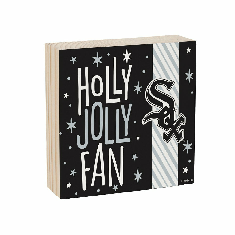 Chicago White Sox Block, Holiday, 6x6 - MLB Home