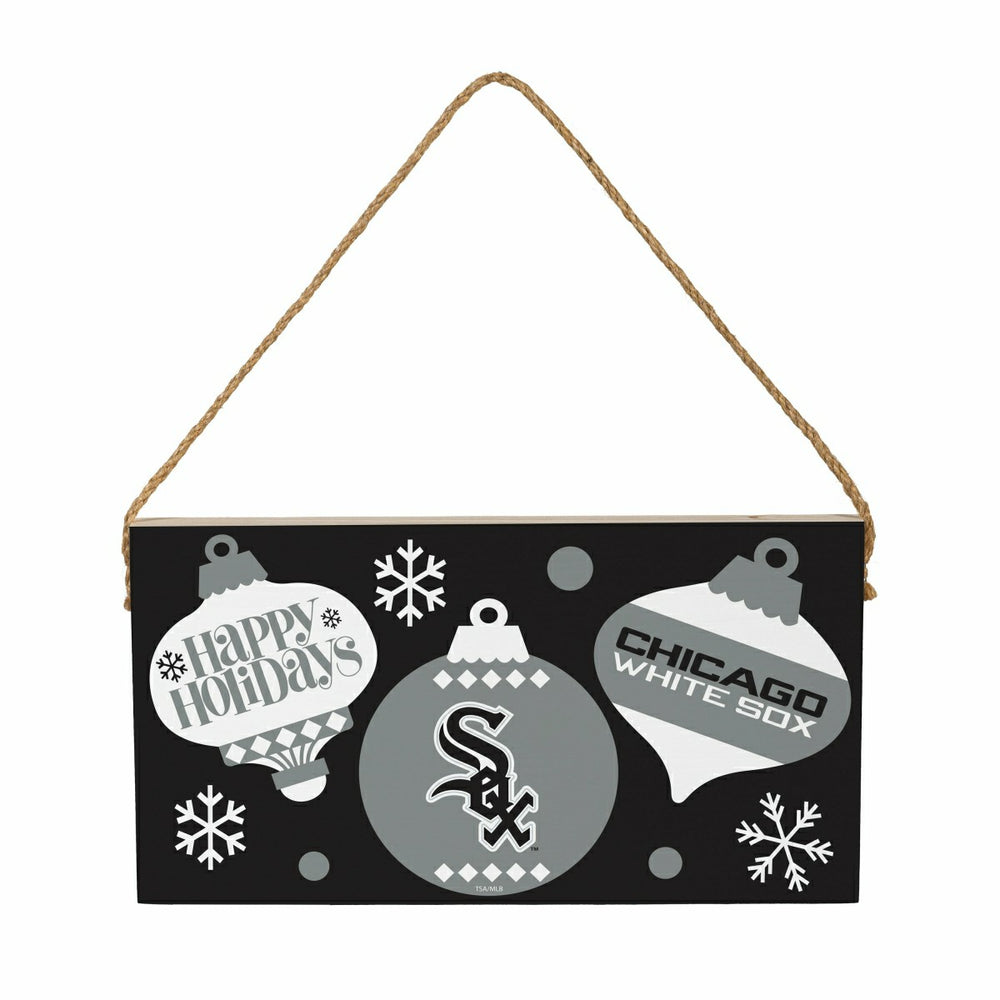 Chicago White Sox Holiday Wood Wall Sign, 6x11 - MLB Home