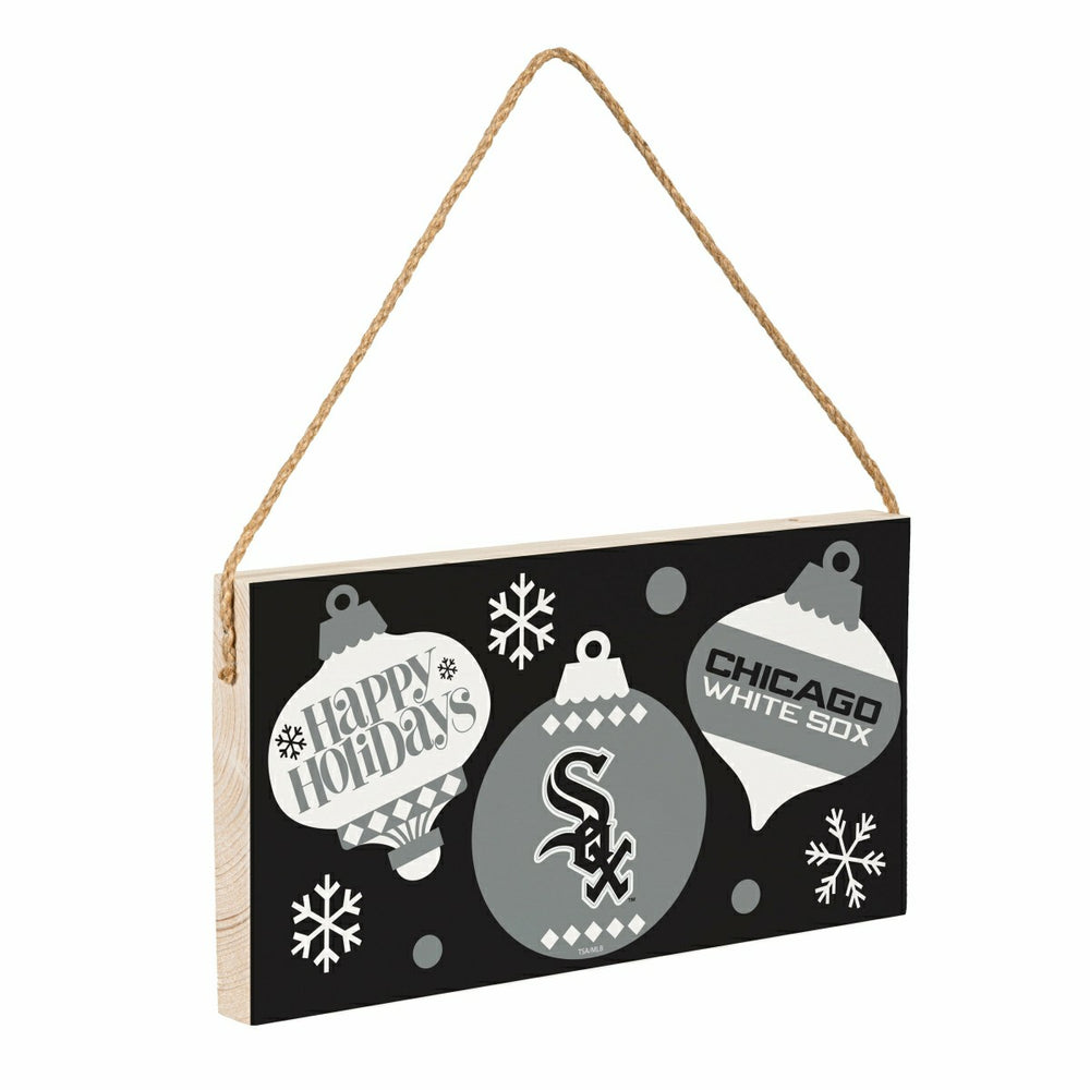 Chicago White Sox Holiday Wood Wall Sign, 6x11 - MLB Home