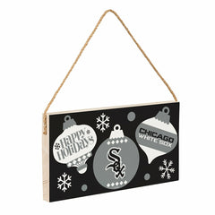 Chicago White Sox Holiday Wood Wall Sign, 6x11 - MLB Home