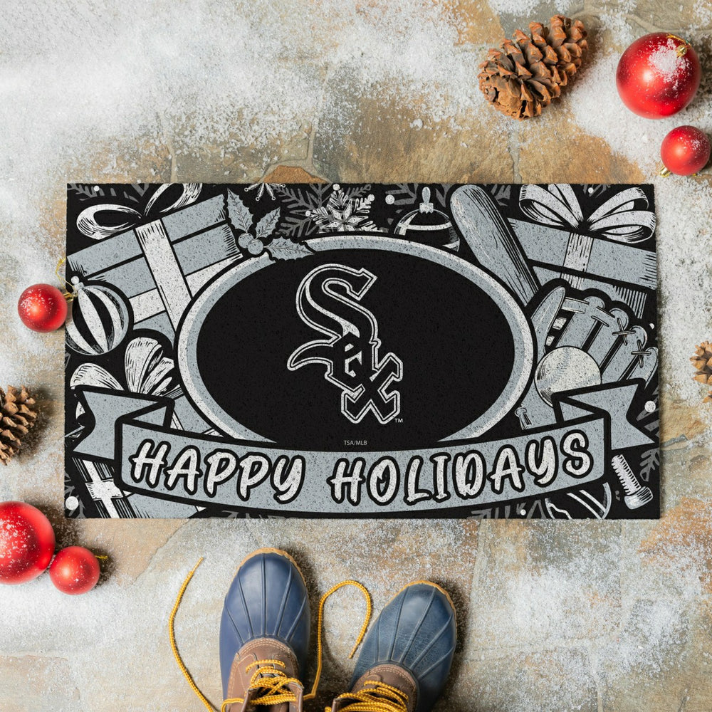 Chicago White Sox Holiday PVC Mat, 28"x16" - MLB