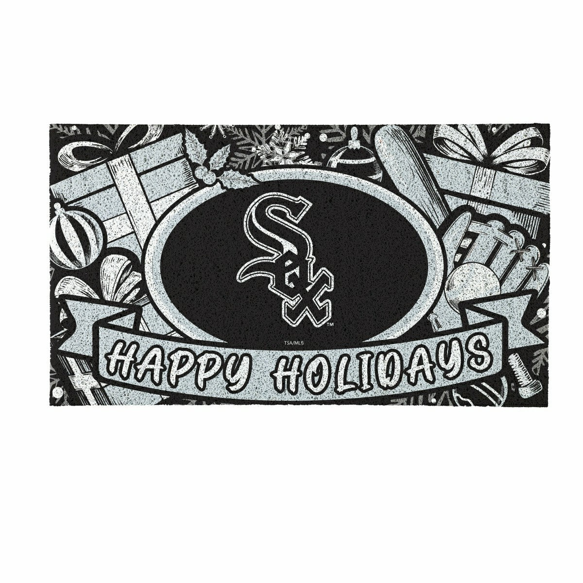 Chicago White Sox Holiday PVC Mat, 28"x16" - MLB