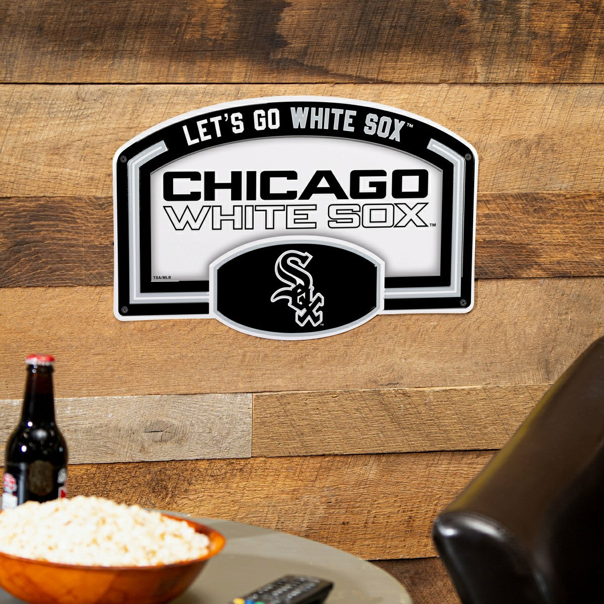 Chicago White Sox USA Embossed Steel Wall Sign, 11" x 17" - MLB Home