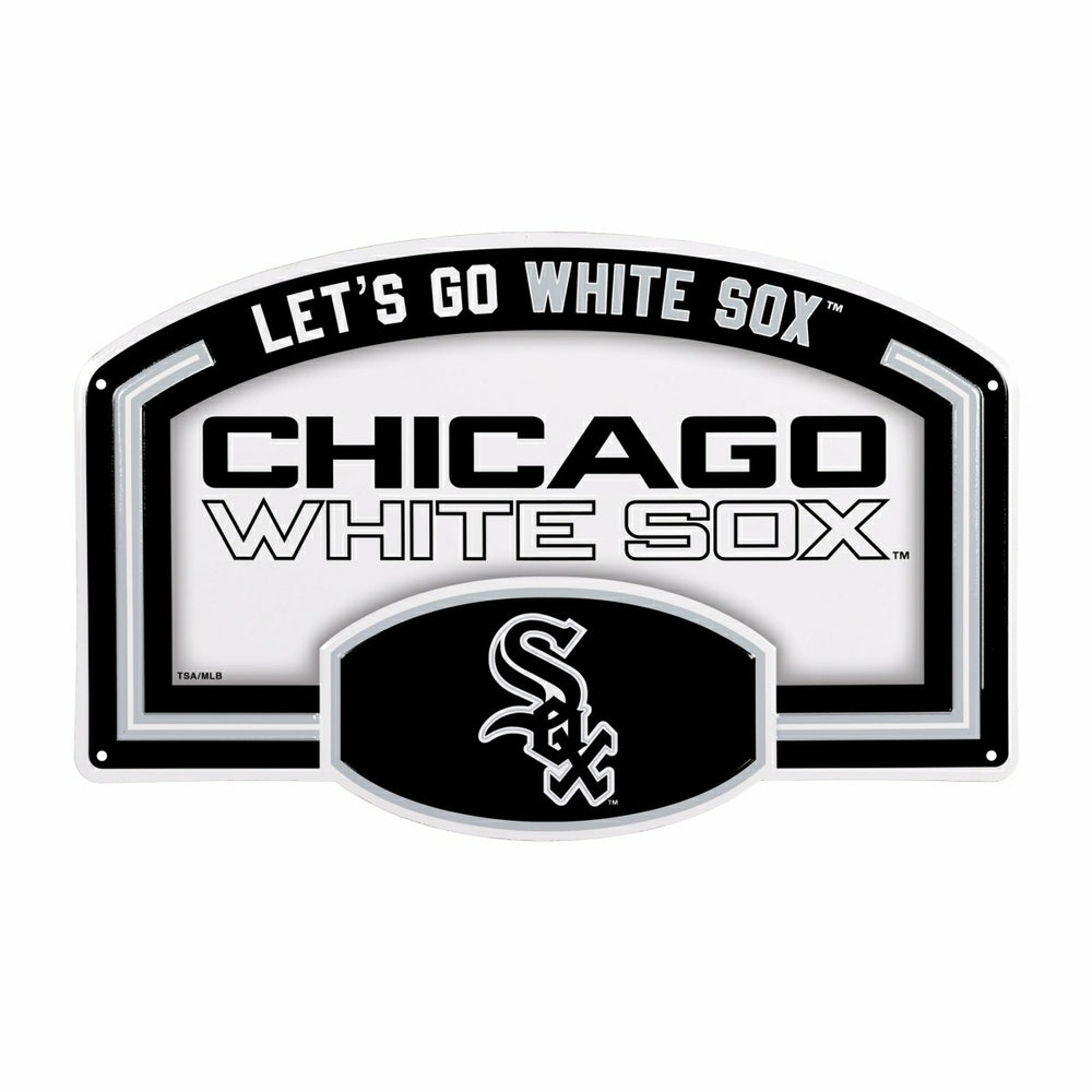 Chicago White Sox USA Embossed Steel Wall Sign, 11" x 17" - MLB Home