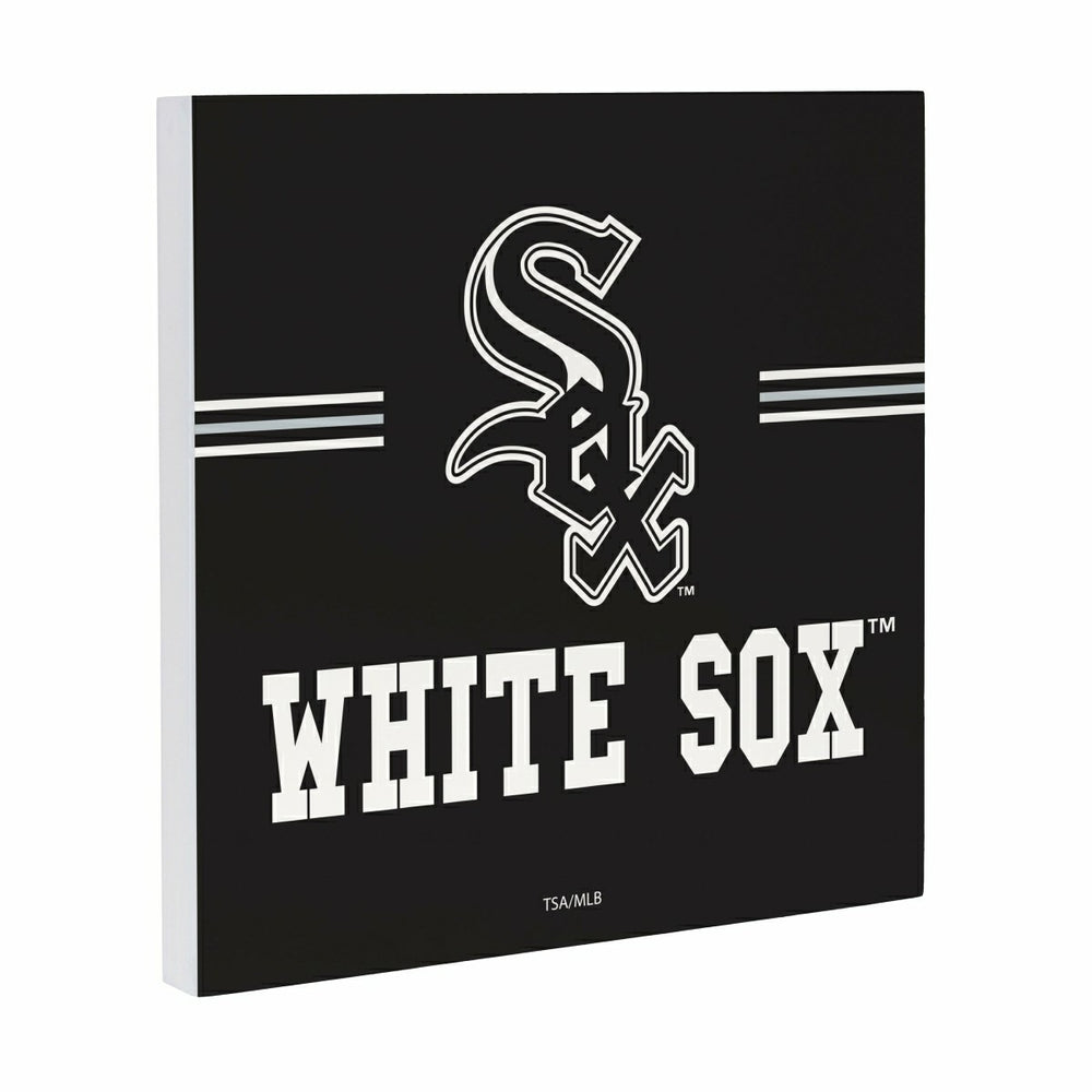 Chicago White Sox Wood Wall Sign, 12x12 - MLB Home