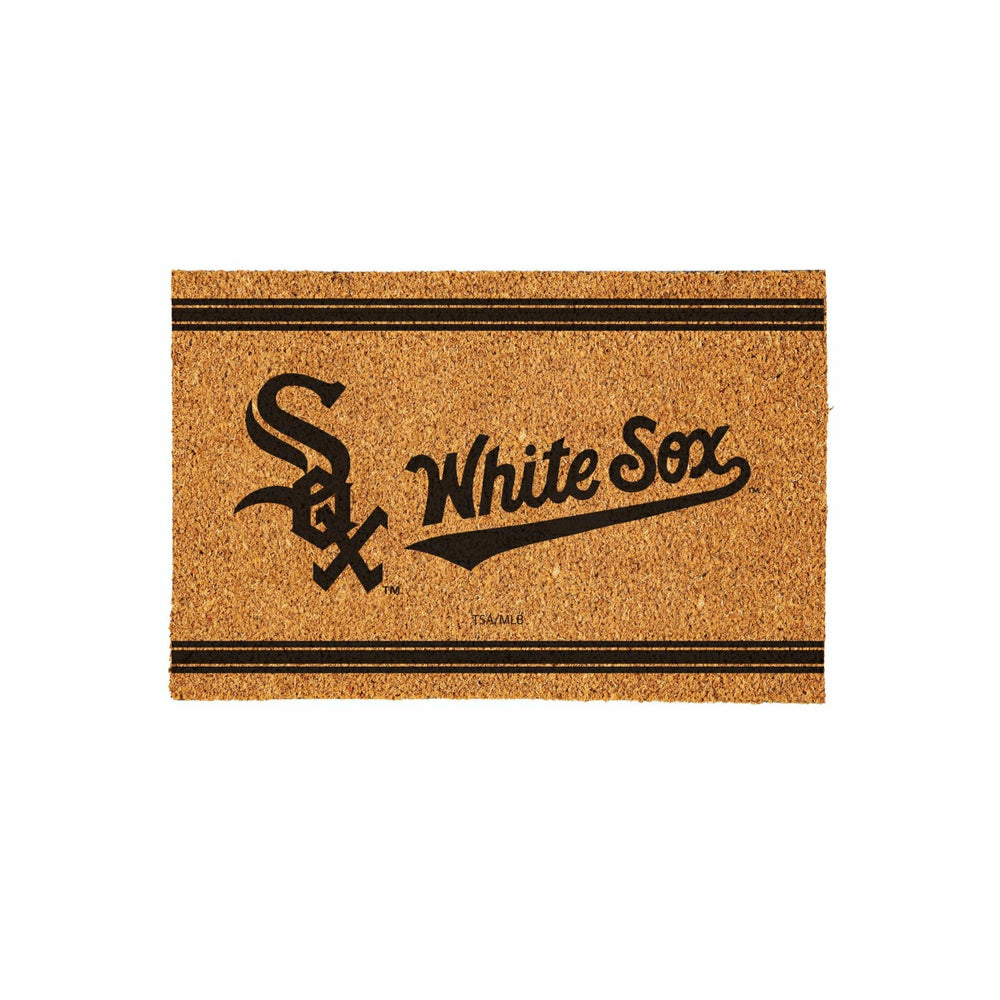 Chicago White Sox Large One Color Coir Mat, 36"x24" - MLB
