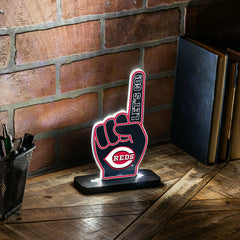 Cincinnati Reds Baseball Foam Finger Desklite LED Decor - MLB Home