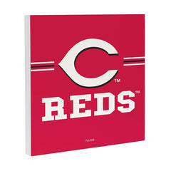 Cincinnati Reds Wood Wall Sign, 12x12 - MLB Home