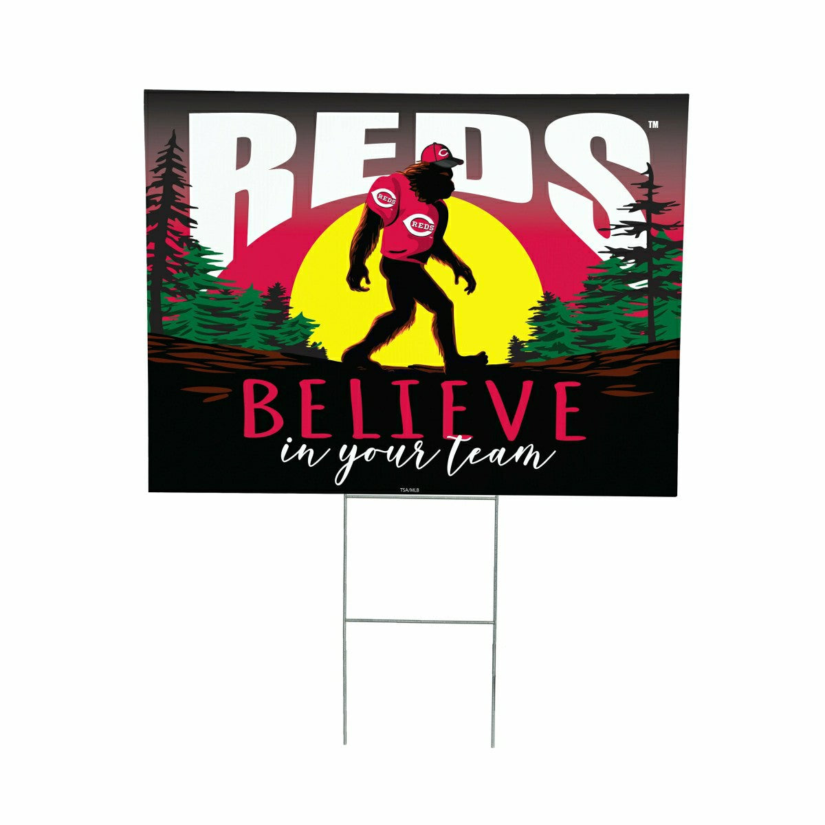 Cincinnati Reds Yard Sign, Bigfoot - MLB Home