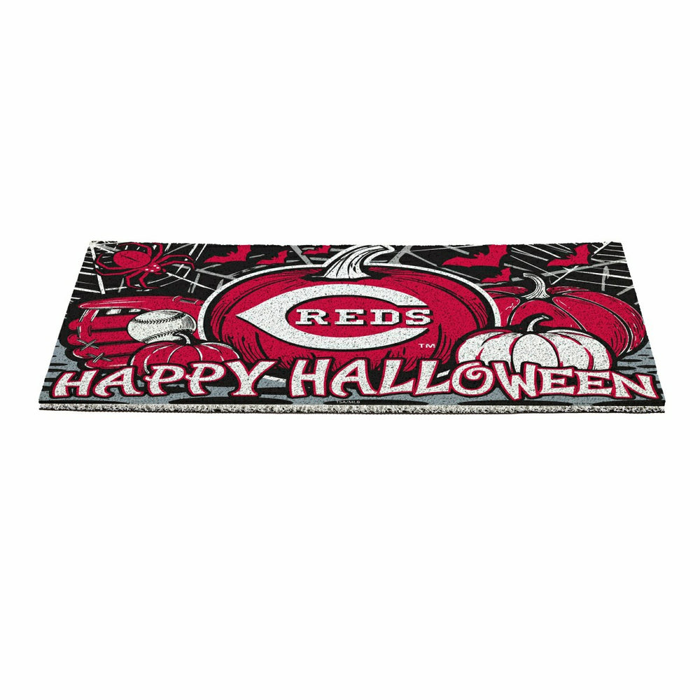 Cincinnati Reds Halloween PVC Mat, 28"x16" - MLB