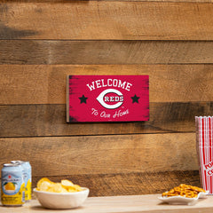Cincinnati Reds Wood Wall Sign, 6x11 - MLB Home