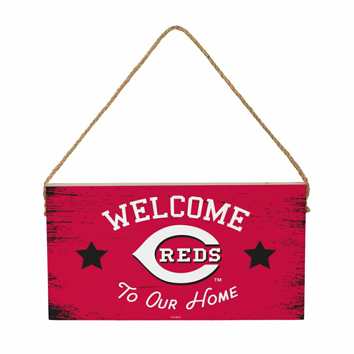 Cincinnati Reds Wood Wall Sign, 6x11 - MLB Home