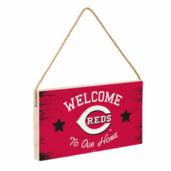 Cincinnati Reds Wood Wall Sign, 6x11 - MLB Home