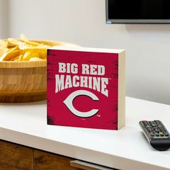 Cincinnati Reds Plock, Down Home Fans, 6x6 - MLB Home