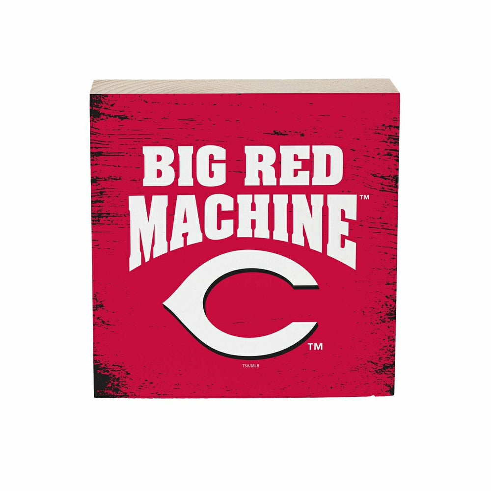 Cincinnati Reds Plock, Down Home Fans, 6x6 - MLB Home
