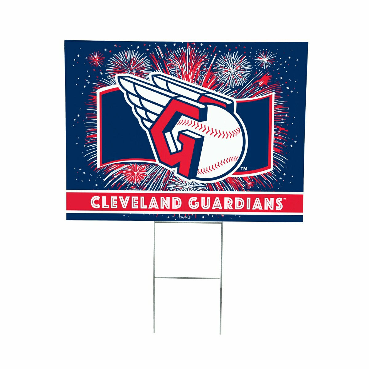 Cleveland Guardians Yard Sign, Patriotic - MLB Home