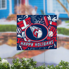 Cleveland Guardians Coroplast Yard Sign, Holiday - MLB Home