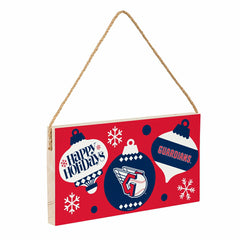 Cleveland Guardians Holiday Wood Wall Sign, 6x11 - MLB Home