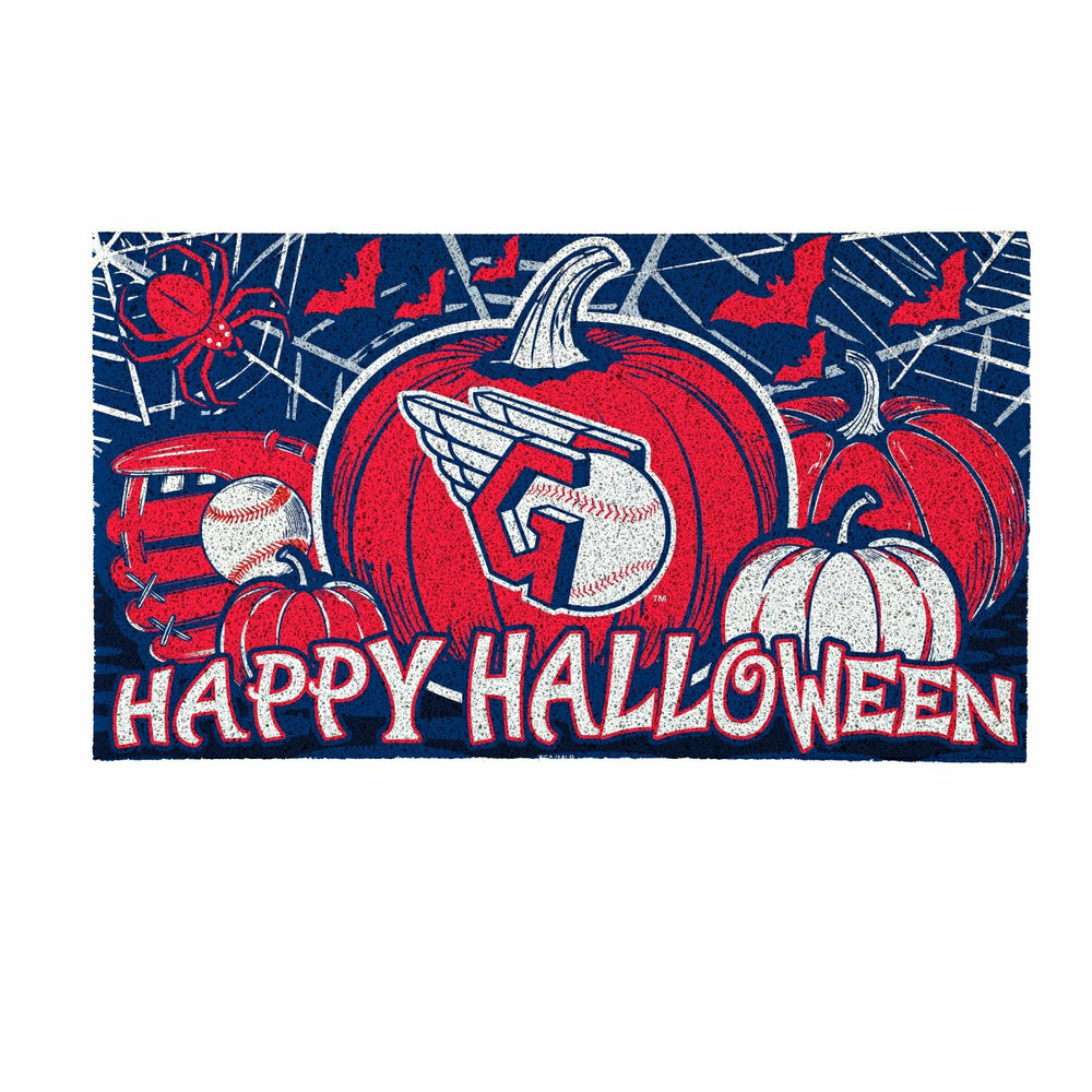 Cleveland Guardians Halloween PVC Mat, 28"x16" - MLB