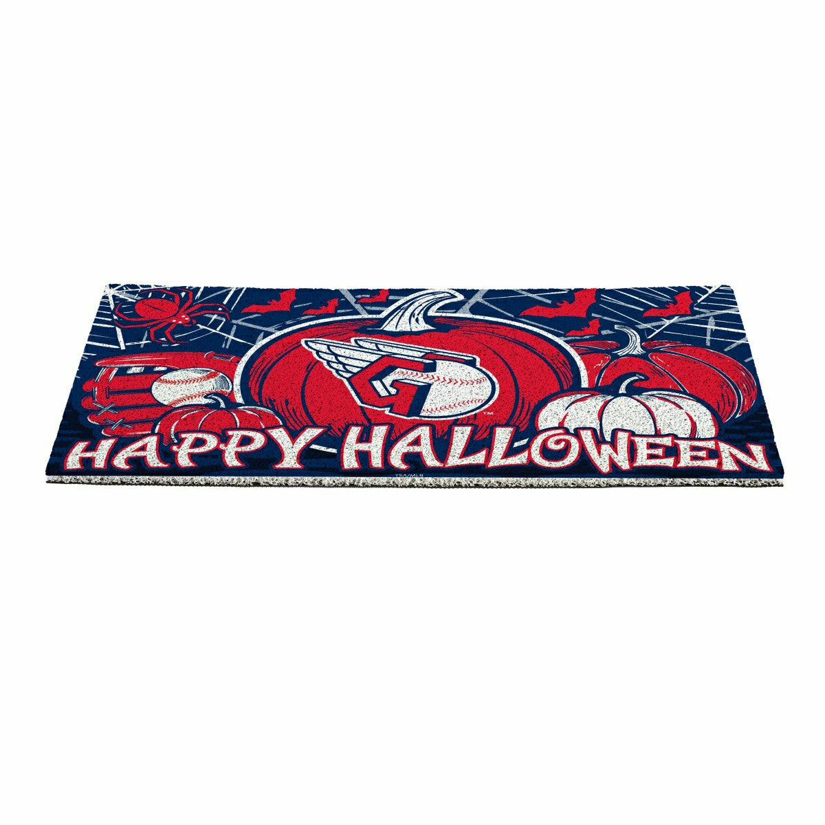 Cleveland Guardians Halloween PVC Mat, 28"x16" - MLB