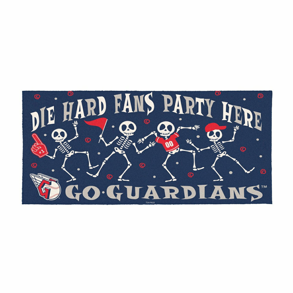 Cleveland Guardians Flocked Coir Halloween Sassafras Switch Mat, 22"x1 - MLB
