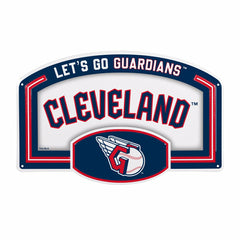 Cleveland Guardians USA Embossed Steel Wall Sign, 11" x 17" - MLB Home