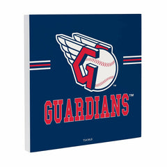 Cleveland Guardians Wood Wall Sign, 12x12 - MLB Home