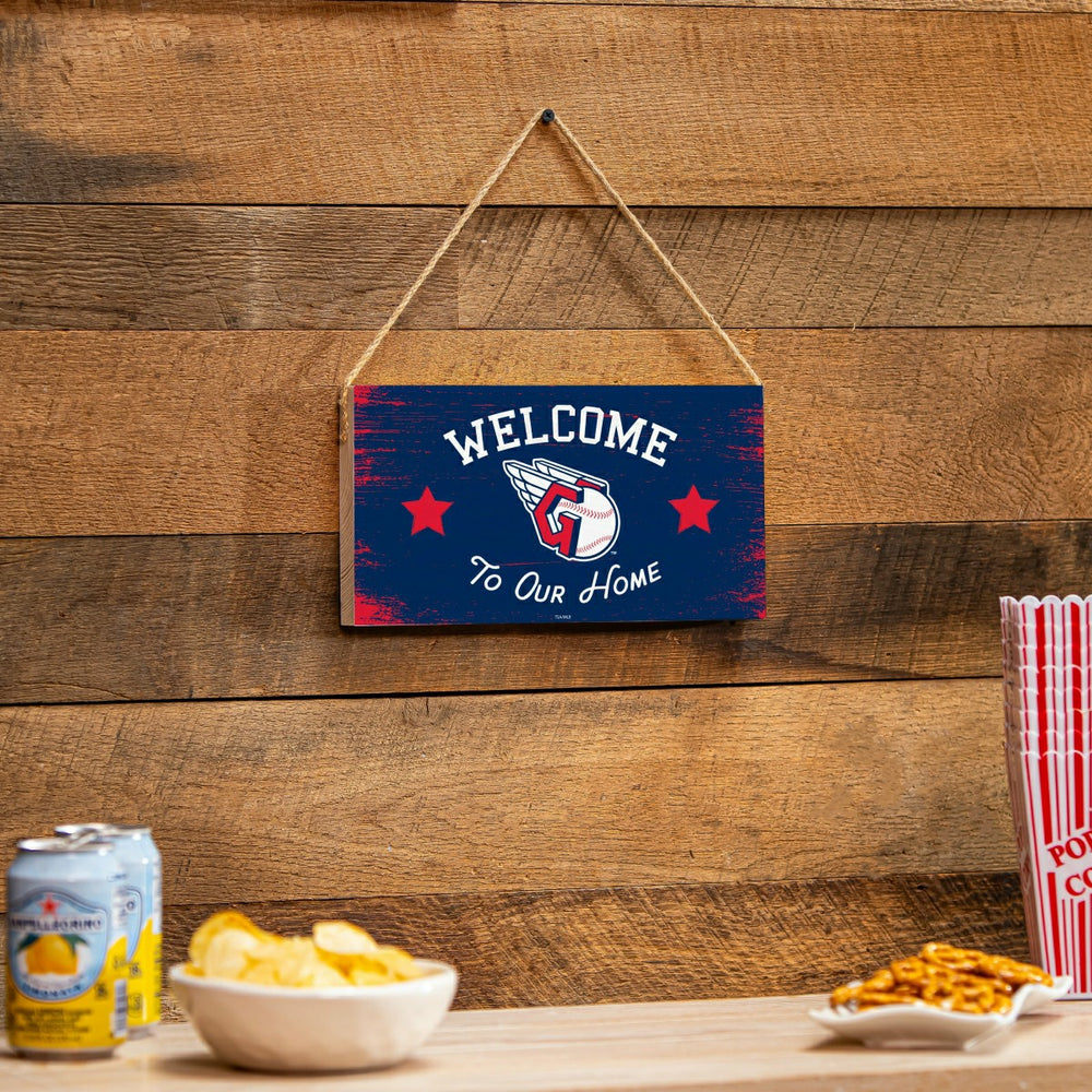 Cleveland Guardians Wood Wall Sign, 6x11 - MLB Home