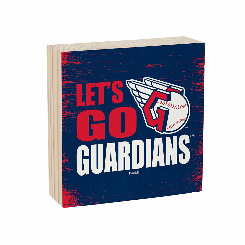 Cleveland Guardians Plock, Down Home Fans, 6x6 - MLB Home