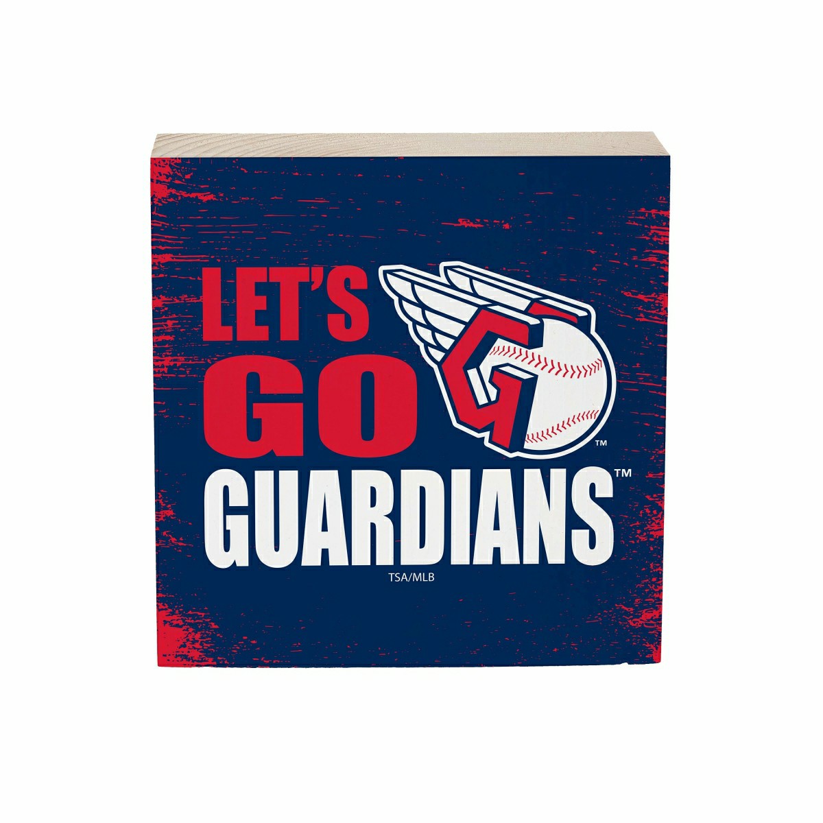 Cleveland Guardians Plock, Down Home Fans, 6x6 - MLB Home