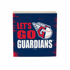 Cleveland Guardians Plock, Down Home Fans, 6x6 - MLB Home