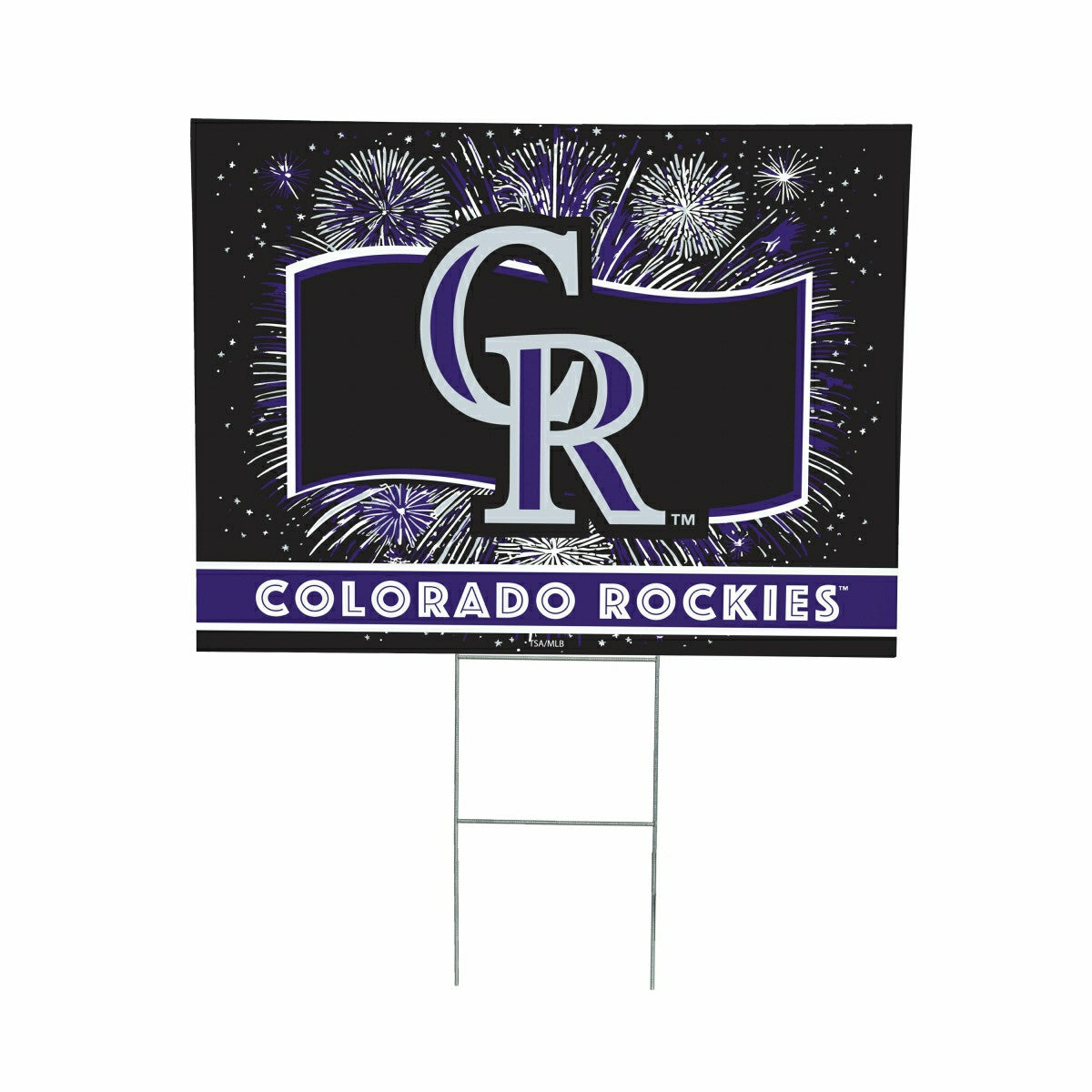 Colorado Rockies Yard Sign, Patriotic - MLB Home