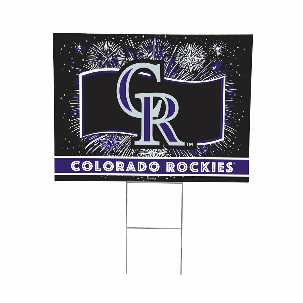 Colorado Rockies Yard Sign, Patriotic - MLB Home