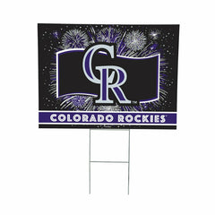 Colorado Rockies Yard Sign, Patriotic - MLB Home