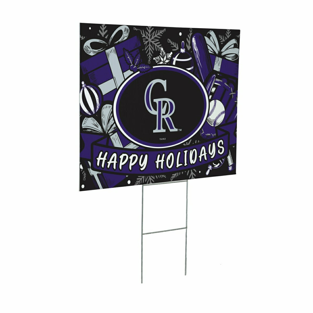 Colorado Rockies Yard Sign, Holiday - MLB Home
