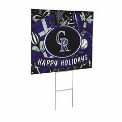 Colorado Rockies Yard Sign, Holiday - MLB Home