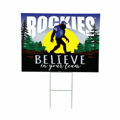 Colorado Rockies Yard Sign, Bigfoot - MLB Home