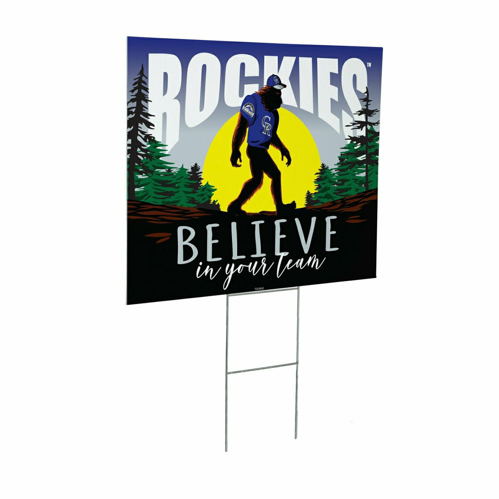 Colorado Rockies Yard Sign, Bigfoot - MLB Home