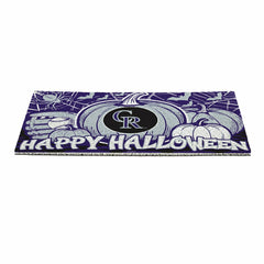 Colorado Rockies Halloween PVC Mat, 28"x16" - MLB
