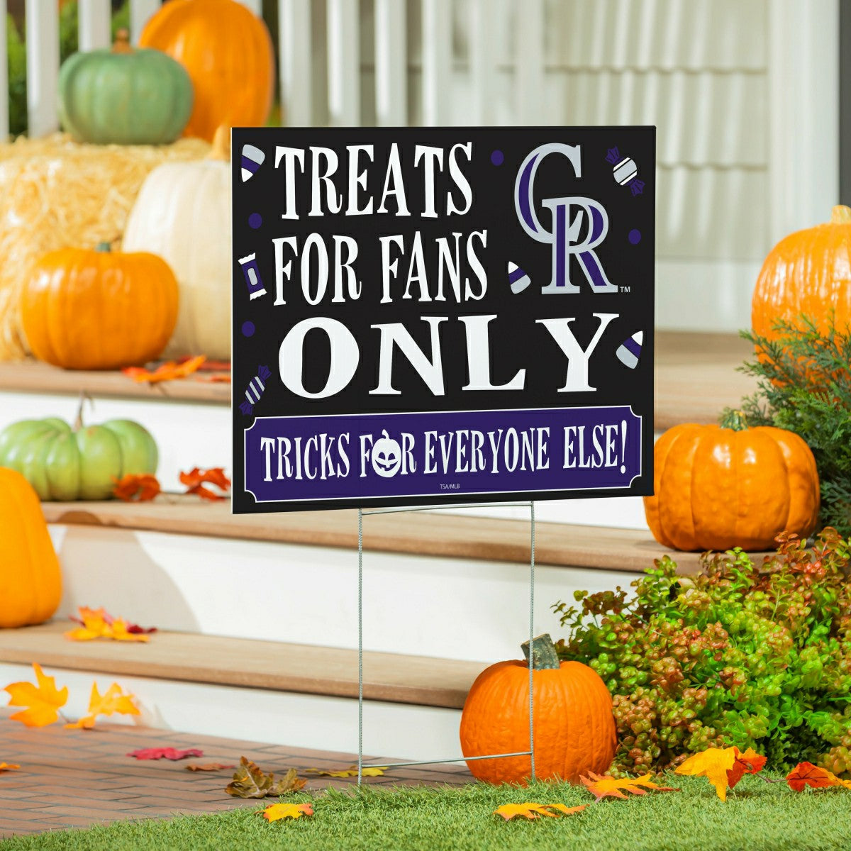 Colorado Rockies Yard Sign, Halloween Treats for Fans - MLB Home