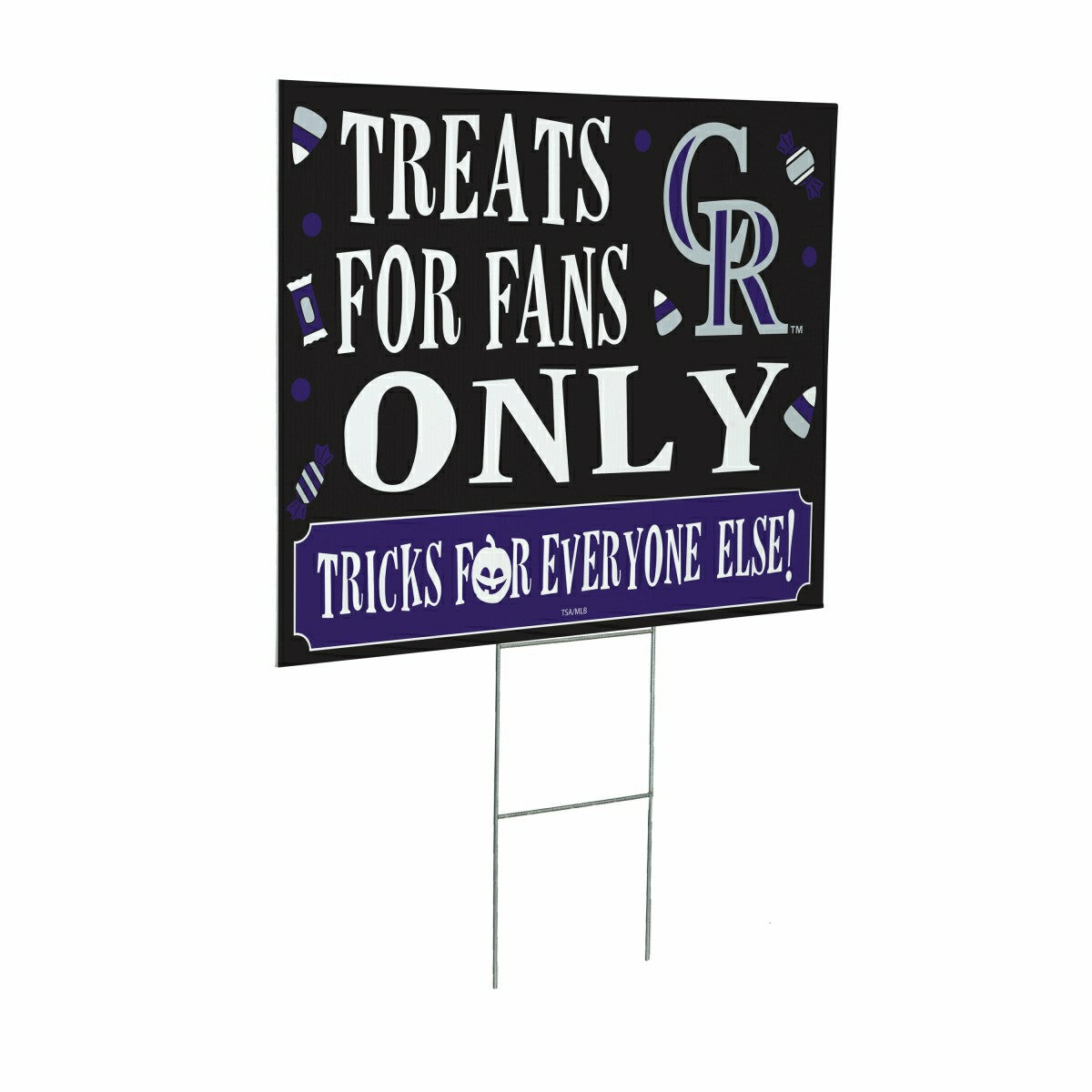 Colorado Rockies Yard Sign, Halloween Treats for Fans - MLB Home