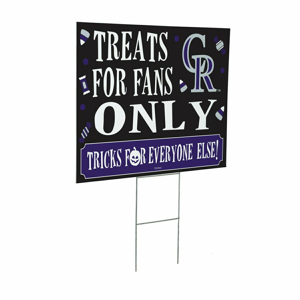 Colorado Rockies Yard Sign, Halloween Treats for Fans - MLB Home