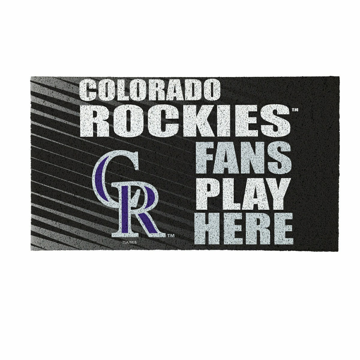 Colorado Rockies Fan Mat, 28"x16" - MLB