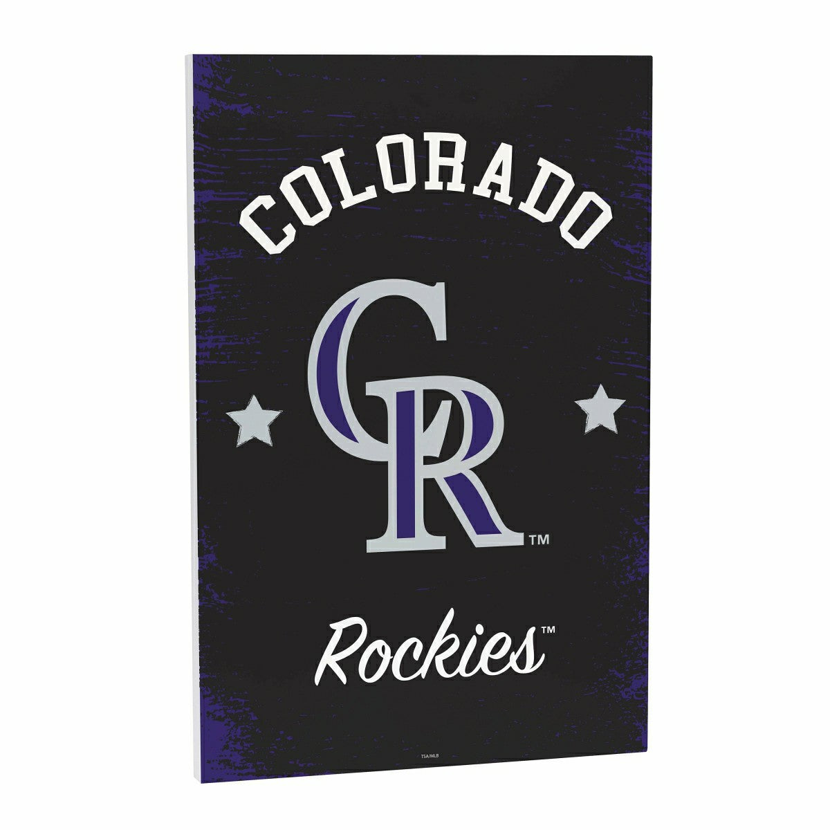 Colorado Rockies Wood Wall Sign, 16x24 - MLB Home