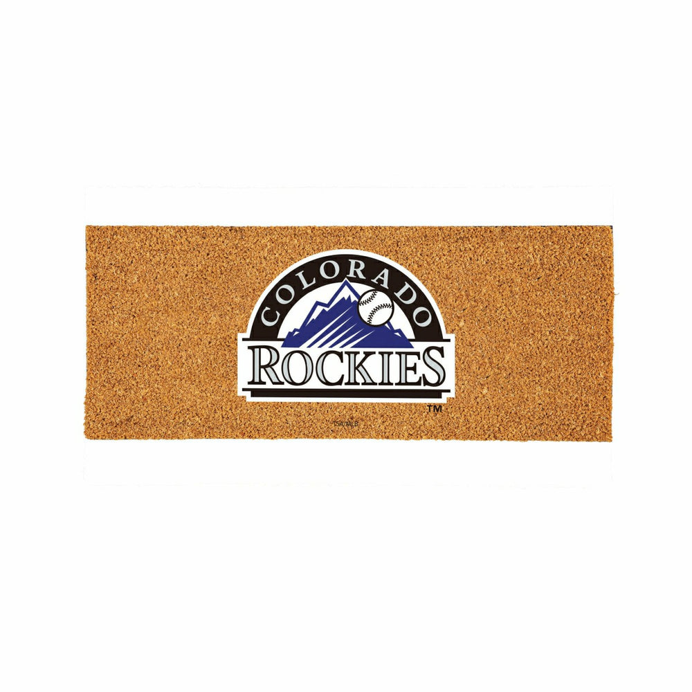 Colorado Rockies Extra Large Full Color Coir Mat, 60"x24" - MLB
