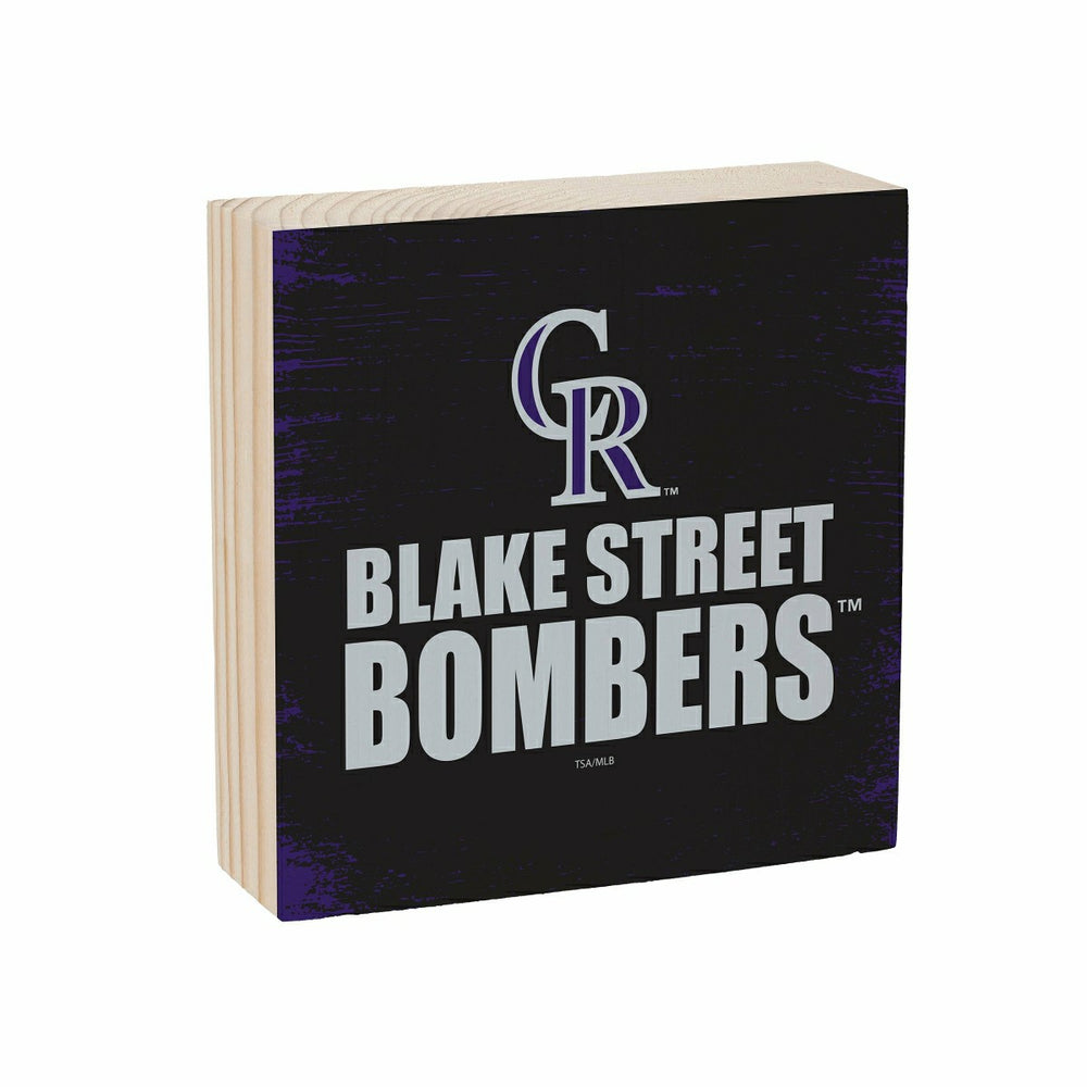 Colorado Rockies Plock, Down Home Fans, 6x6 - MLB Home