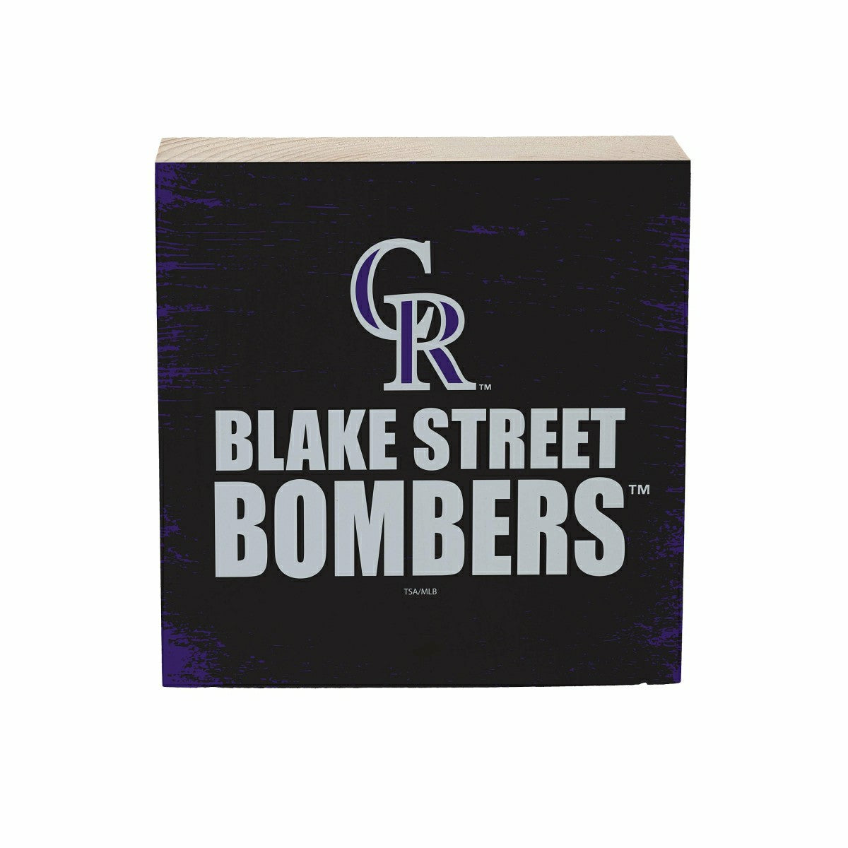Colorado Rockies Plock, Down Home Fans, 6x6 - MLB Home