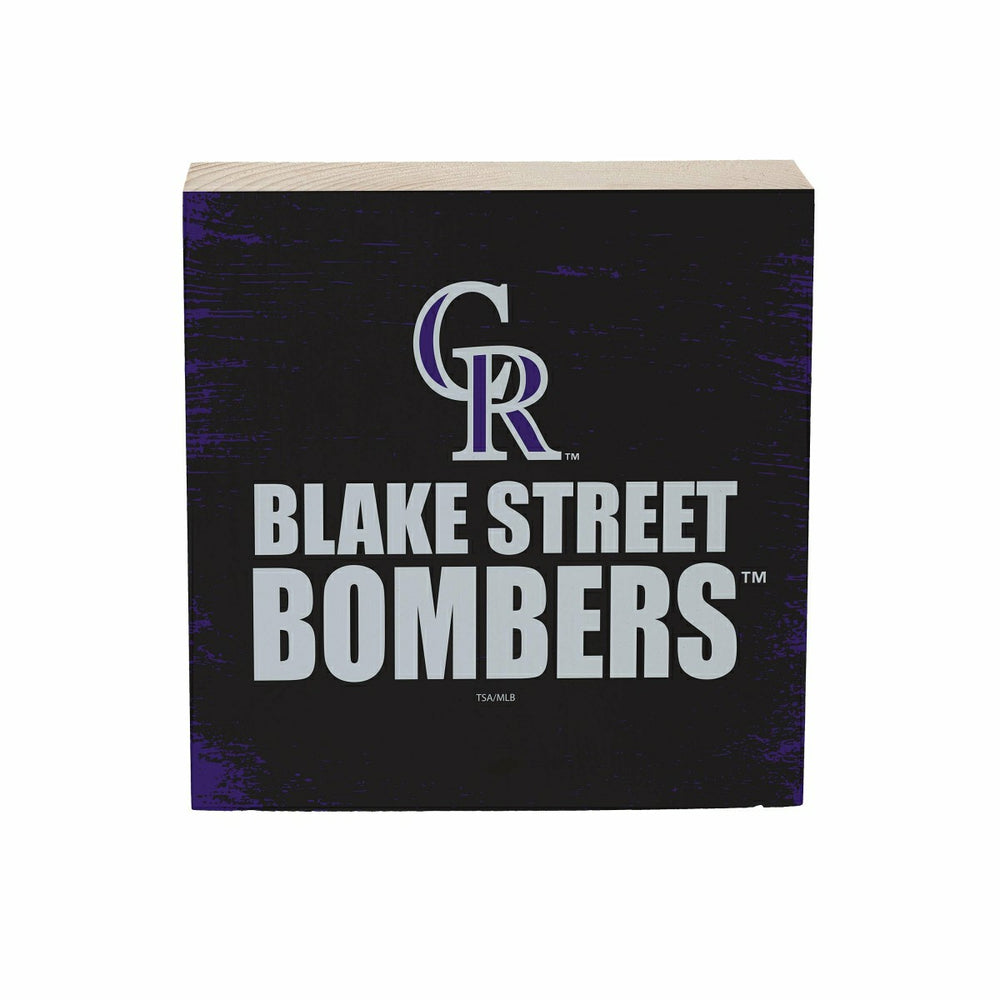 Colorado Rockies Plock, Down Home Fans, 6x6 - MLB Home