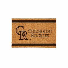 Colorado Rockies Large One Color Coir Mat, 36"x24" - MLB